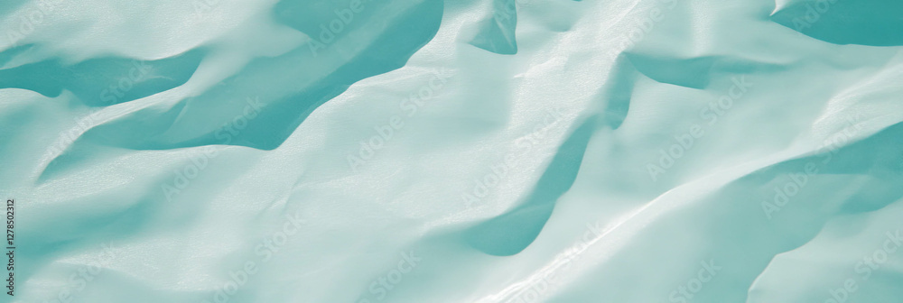 Poster Subtle pale blue wall texture with smooth and soft surface for background design