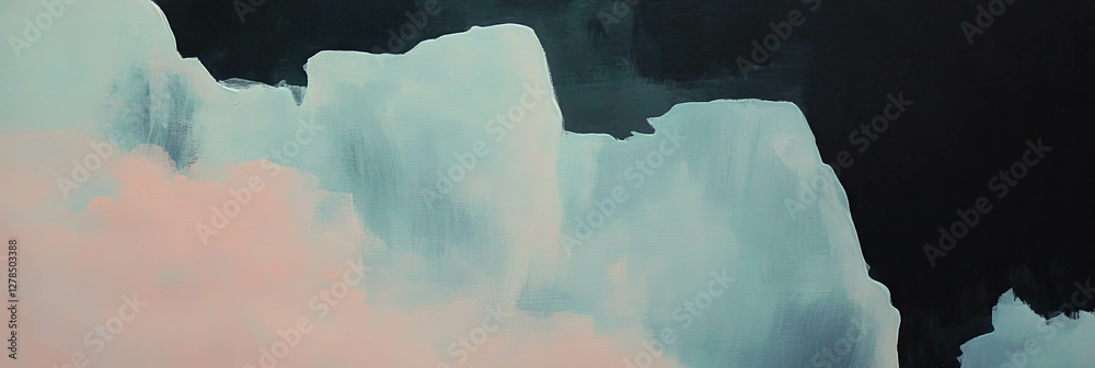 Poster abstract texture of pale paint with subtle blending in contemporary art design