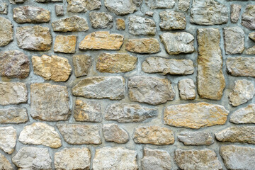 Rustic Stone Wall Texture Background