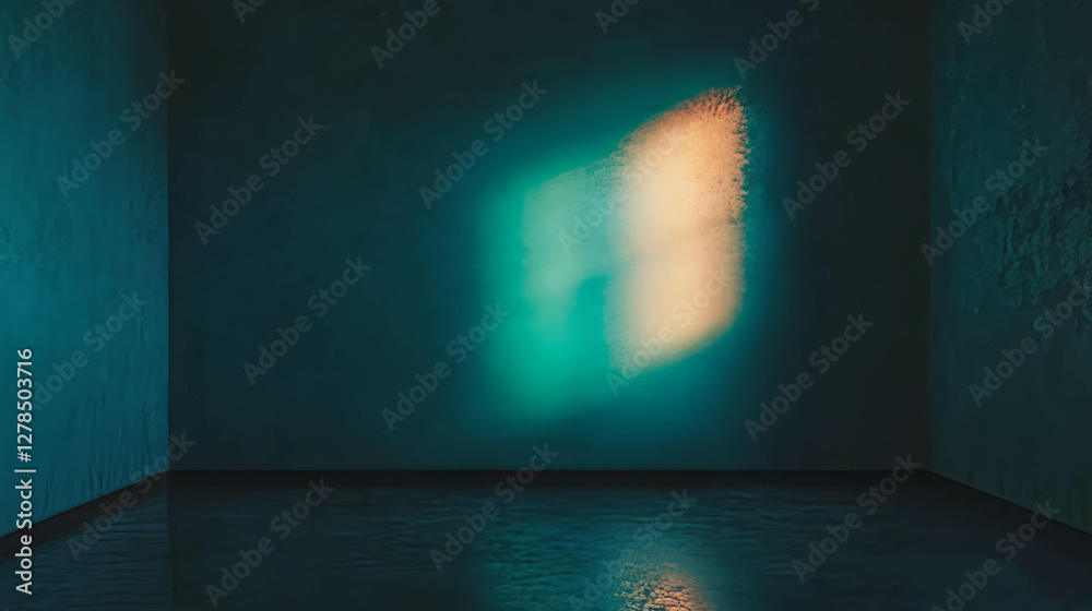 Poster pearlescent dark grey wall texture with subtle light reflection for interior design