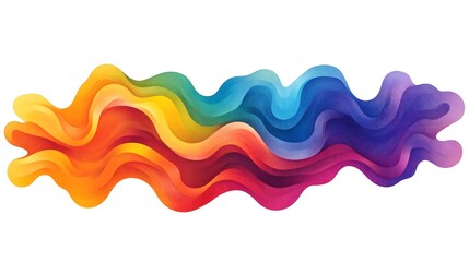 Mesmerizing Fluid Wave of Vibrant Chromatic Gradients