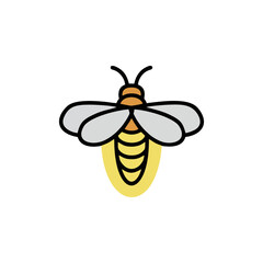 Light-Inspired Minimalist Firefly Logo