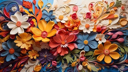 bouquet of colorful flowers