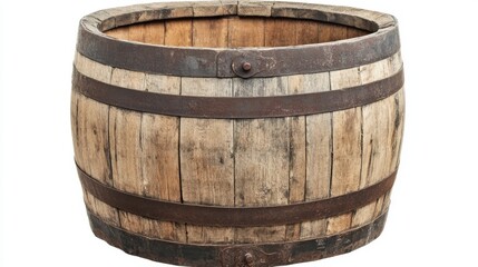 Vintage Wooden Barrel: A Timeless Architectural Element