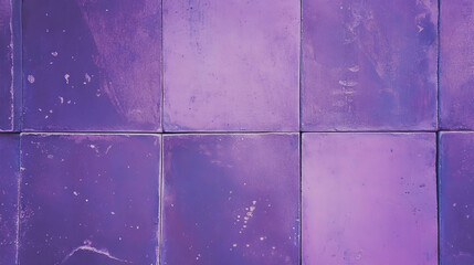 Naklejka premium Purple tile texture with textured plaster background for creative design