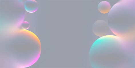 Vibrant Abstract Background With Soft Shapes and Gradients
