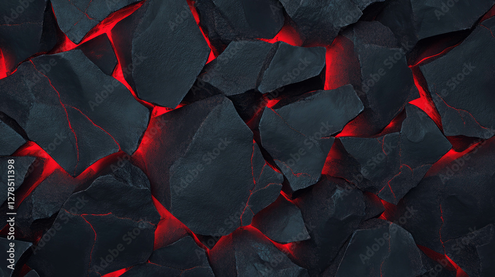 Poster dramatic textured slate effect with red glow for modern design