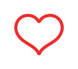 Abstract heart symbol graphic design