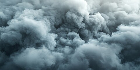 Dense Smoke Clouds Filling the Air