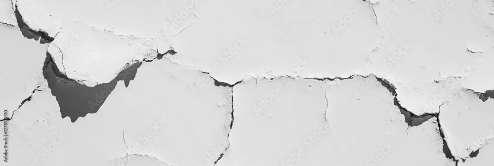 Poster rough plaster texture with peeling paint for background and design projects
