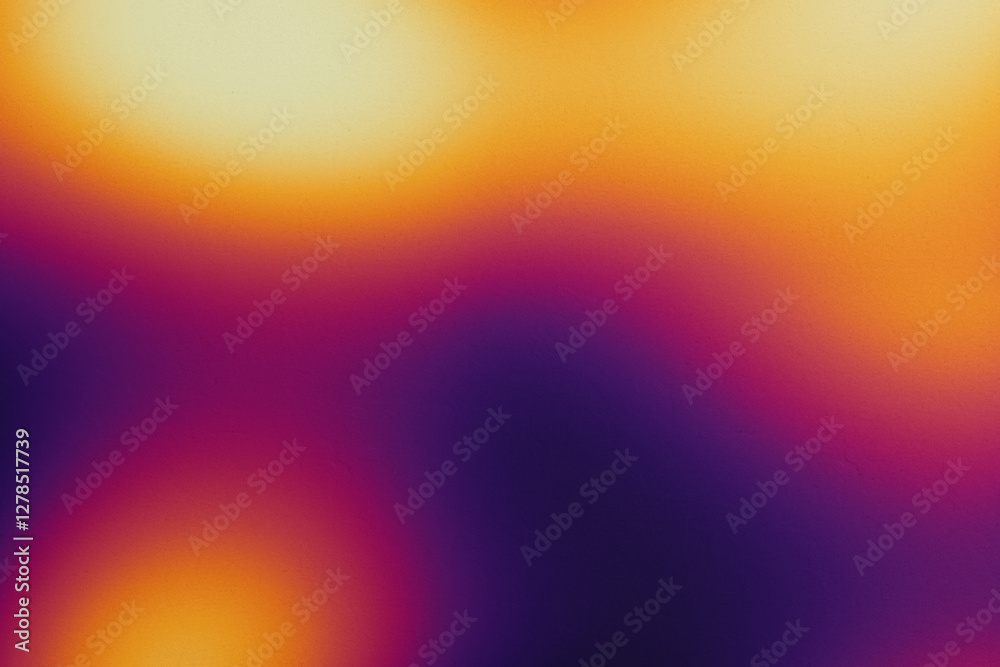 Poster glow vibrant color neon gradien background. 3d rendering