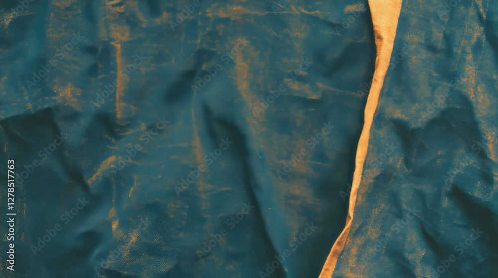 Poster rustic shabby fabric texture with frayed edges for artistic designs