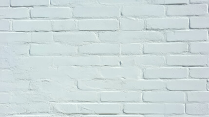 Fototapeta premium Smooth brick wall texture with white faded stucco for background or design