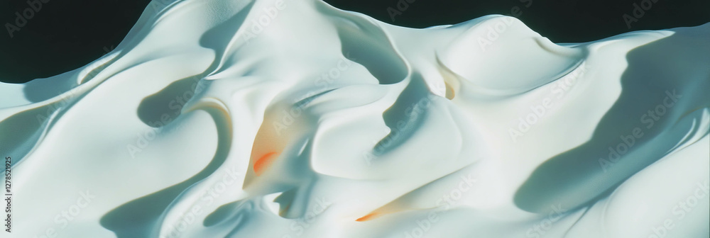 Aufkleber abstract waves of smooth vibrant plaster texture for artistic design