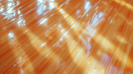Smooth polished bamboo surface with bright reflections for natural decor