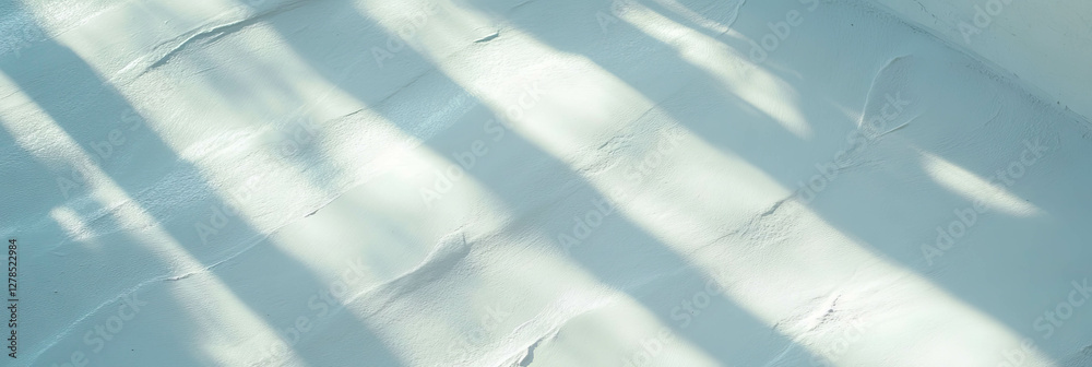 Poster subtle grey shadowed texture of smooth white plaster in soft light
