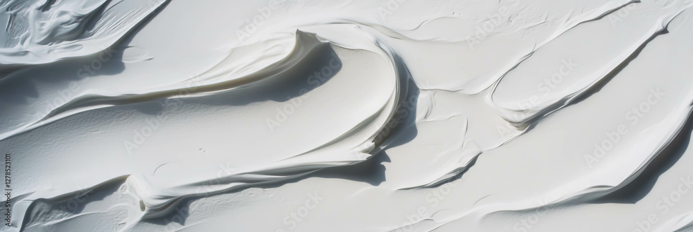 Poster smooth white plaster texture with subtle grey tones for creative design