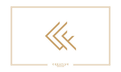 CF, FC, C, F, Abstract Letters Logo Monogram