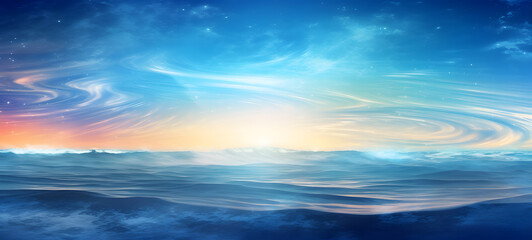 Obraz premium landscape photography a ocean seamless pattern of wind15