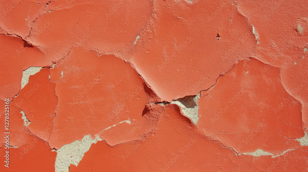 Poster sun baked cracked clay wall texture for rustic design and architecture inspiration