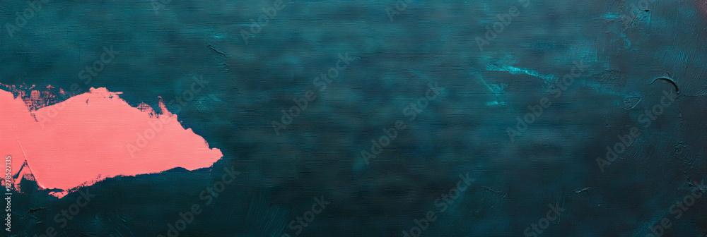 Poster Abstract textured paint with angled crosshatched patterns in bold colors for artistic inspirations