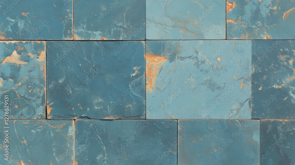 Poster subtle slate tile texture in ceramic wall for background and design