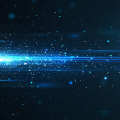 水平移動する流星