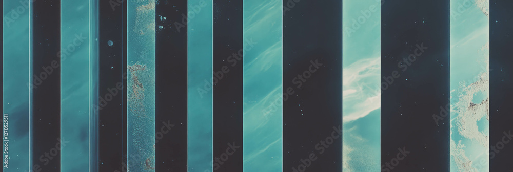 Poster Abstract vertical stripe pattern with subtle grey textures