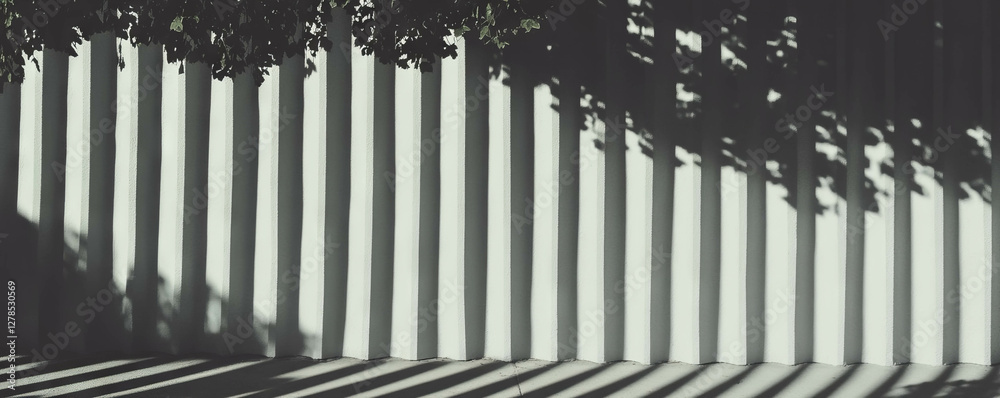 Poster abstract shadow and ribbed wall texture art for design and background ideas