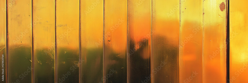 Poster warm metallic vertical pinstripes texture design for backgrounds and displays