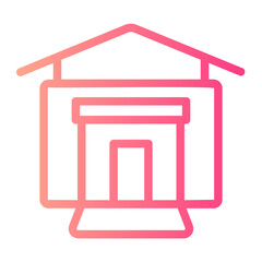 House gradient icon