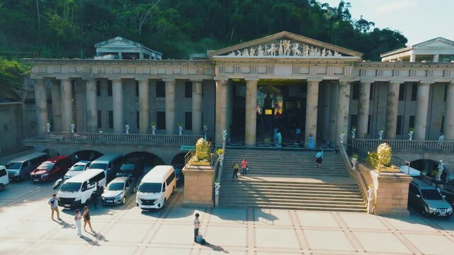 Temple of Leah, Cebu's Roman Inspired Mausoleum (4K Aerial)
Capture the grandeur of the Temple of Leah in Cebu, Philippines, with this stunning 4K aerial video