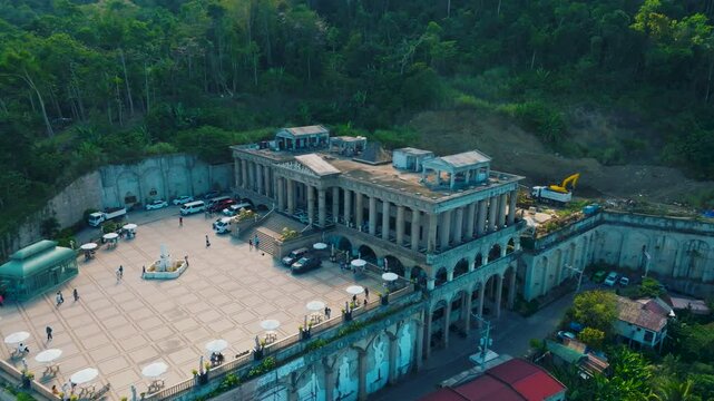 Temple of Leah, Cebu's Roman Inspired Mausoleum (4K Aerial)
Capture the grandeur of the Temple of Leah in Cebu, Philippines, with this stunning 4K aerial video