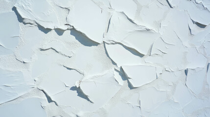 Obraz premium Weathered brick wall texture with crumbling white surface for architectural design