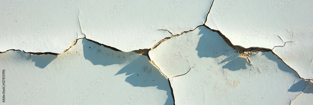 Poster detailed texture of white wall with minor scratches and marks for design use