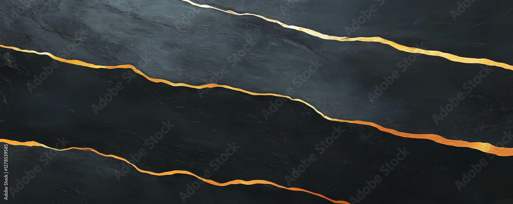 Poster Abstract texture with wide matte and rough stripes enhancing modern design concepts