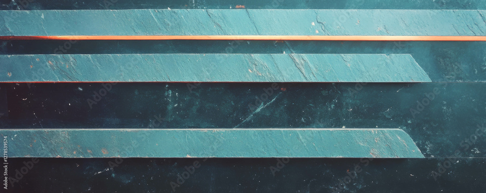 Aufkleber abstract design with wide matte stripes and rough texture for modern art and decor