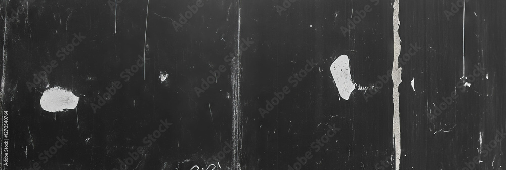 Poster abstract textured wall with chipped plaster and rough grey markings for creative background use