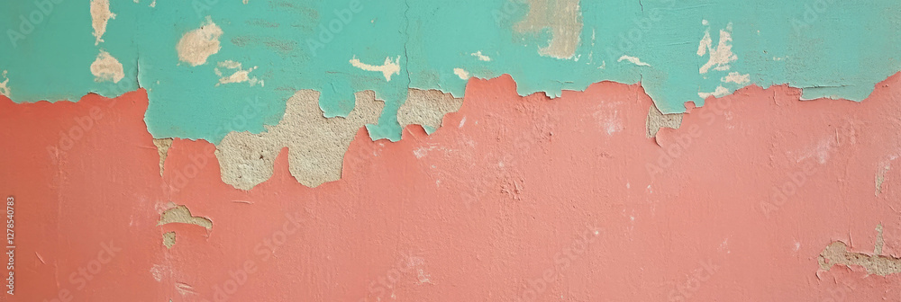 Poster textured aesthetic of a wall with chipped plaster and rough grey marks for creative background desig