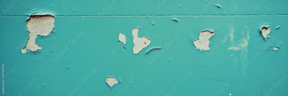 Poster weathered wall texture with chipped plaster and rough grey markings for creative background design