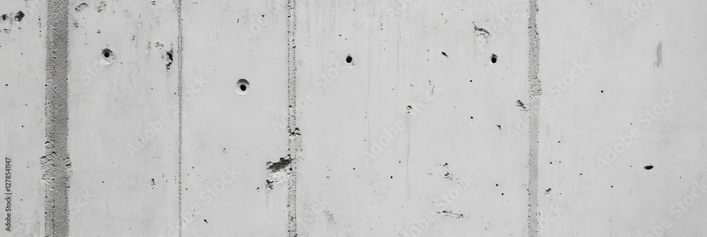 Aufkleber weathered wall texture with chipped plaster and grey markings for rustic design