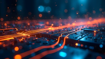 fiber optics background with lots of lights