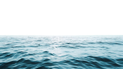Transparent ocean surface revealing gentle blue waves, perfect for marine design compositions