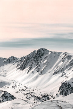 snow covered mountain