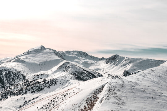 winter mountain landscape