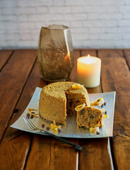 Christmas pudding cake