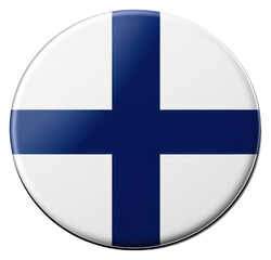 Obraz premium PNG Finland background symbol button.
