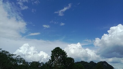 clouds in the sky