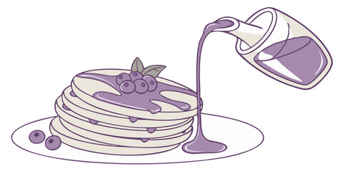 Dripping Light Purple Lavender Syrup with Gradient Shine. Perfect for: Spa products, Aromatherapy ads, Gourmet drink marketing