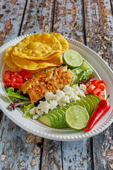 baked chili lime fish tostados